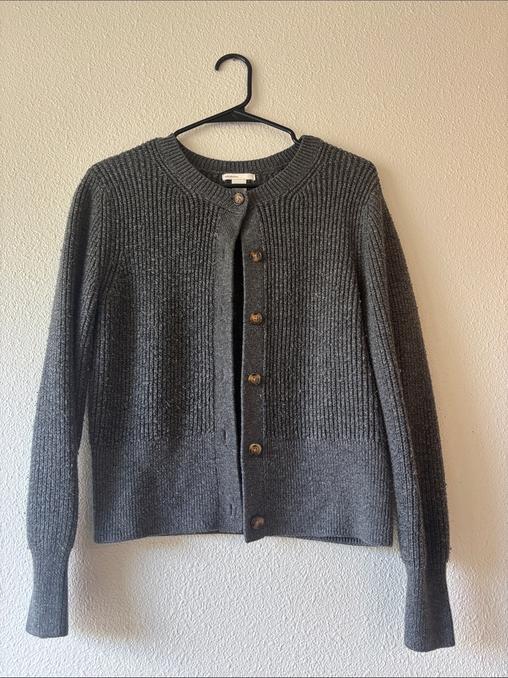 H&M Heather Grey Cardigan SZ S